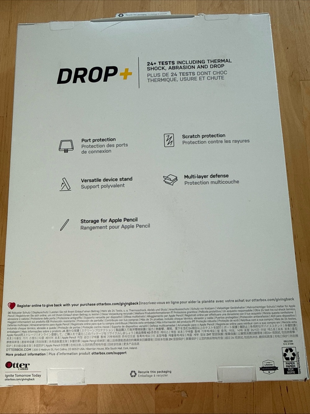 OtterBox Defender Series Drop+ Rugged Black Tablet Case - Picture 2 of 3